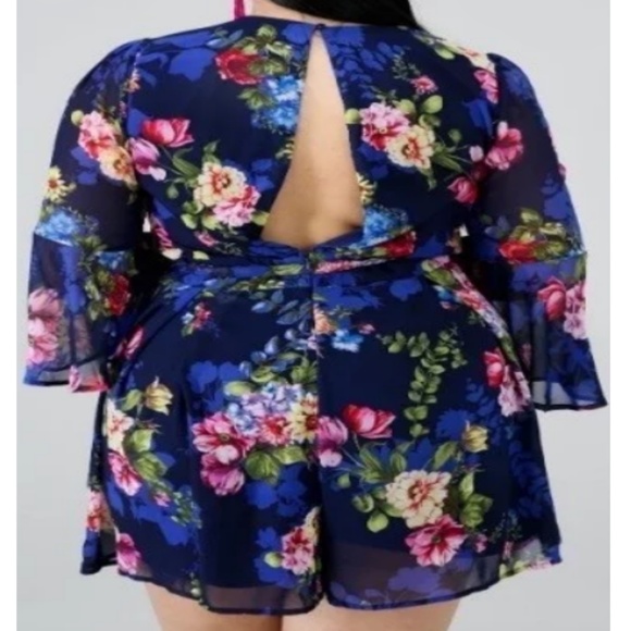 Floral Romper - Picture 3 of 3